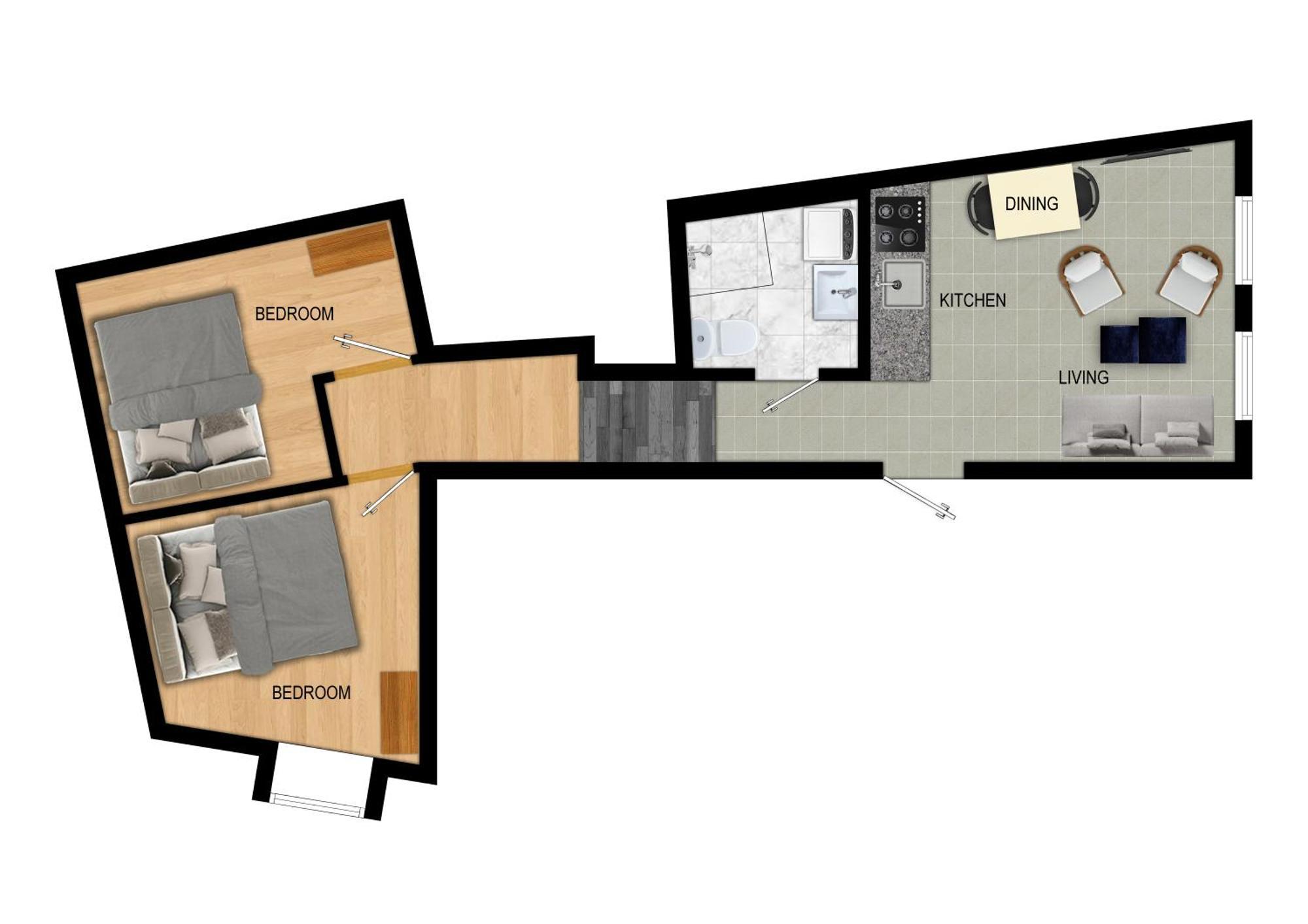 ברגן Renovated Jan 24 - Queen Beds - Behind Bryggen מראה חיצוני תמונה